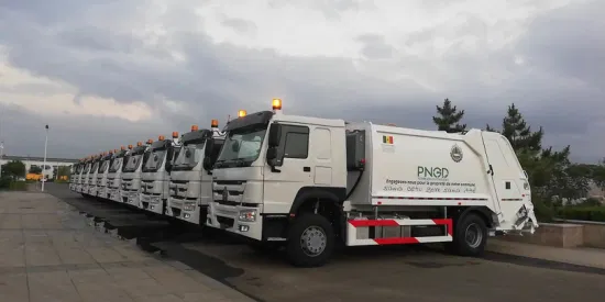 Sinotruk howo nuovissimo camion per il trasporto di rifiuti compressi da 16 m³ per la raccolta dei rifiuti