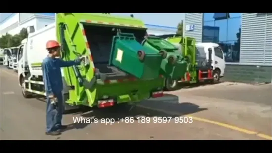 Dongfeng 6*4 camion per il trasferimento dei rifiuti con carretto per la raccolta dei rifiuti