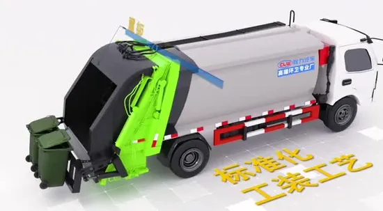 Camion di trasferimento dei rifiuti compattante per la raccolta dei rifiuti solidi di marca giapponese da 10 tonnellate 12 m3