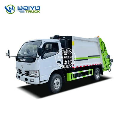 Veicoli per lo smaltimento dei rifiuti del camion compattatore di rifiuti Dongfeng 6 CBM per la gestione dei rifiuti urbani